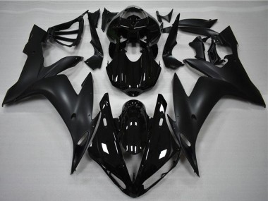 Billigste Yamaha YZF R1 Motorrad Verkleidung 2004-2006 - Glanzendes Schwarz Matt Schwarz