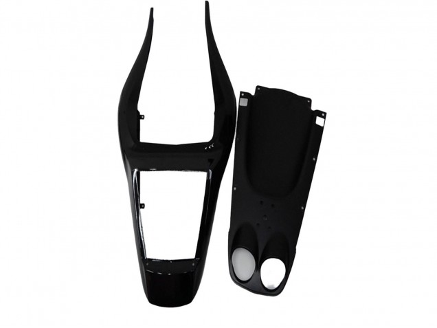 Billigste Yamaha YZF R6 Motorrad Verkleidung 1998-2002 - Glanzendes Schwarz Matt Schwarz