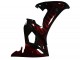 Billigste Yamaha YZF R6 Motorrad Verkleidung 2003-2004 - Glanzendes Schwarz Rot Flamme