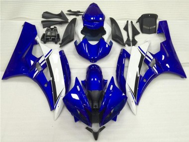 Billigste Yamaha YZF R6 Motorrad Verkleidung 2006-2007 - Blau Weiss Schwarz