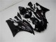 Billigste Yamaha YZF R6 Motorrad Verkleidung Kit 2006-2007 - Glanzendes Schwarz Matt Schwarz