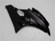 Billigste Yamaha YZF R6 Motorrad Verkleidung Kit 2006-2007 - Glanzendes Schwarz Matt Schwarz