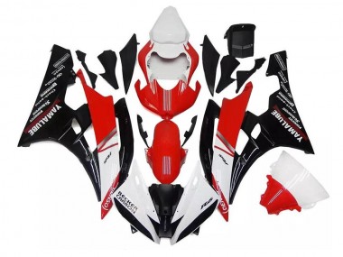 Billigste Yamaha YZF R6 Motorrad Verkleidung 2006-2007 - Weiss Rot Schwarz