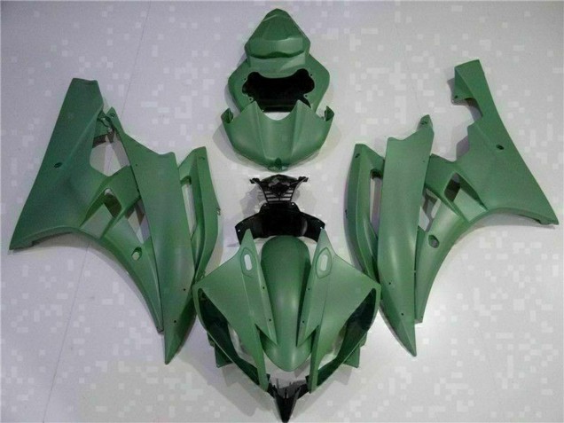 Billigste Yamaha YZF R6 Motorrad Verkleidung 2006-2007 - Armee Grun