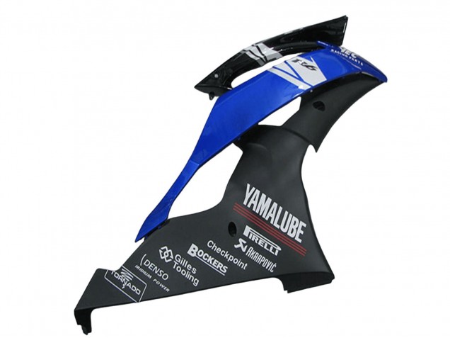Billigste Yamaha YZF R6 Motorrad Verkleidung 2008-2016 - Weiss Blau Matt Schwarz Yamalube