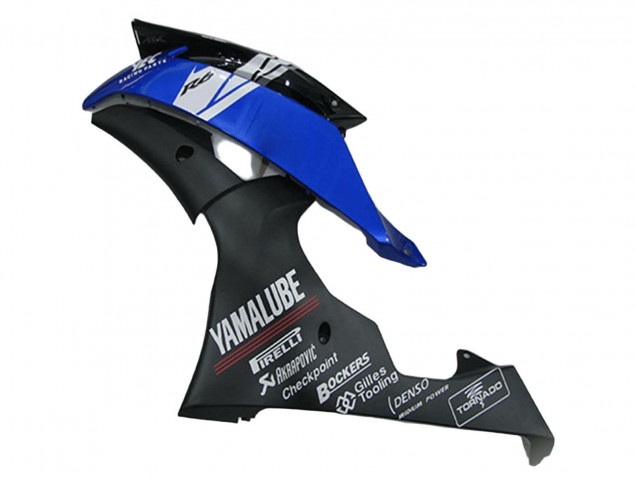 Billigste Yamaha YZF R6 Motorrad Verkleidung 2008-2016 - Weiss Blau Matt Schwarz Yamalube