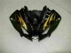 Billigste Yamaha YZF R6 Motorrad Verkleidung 2008-2016 - Glanzendes Schwarz Gold Flamme