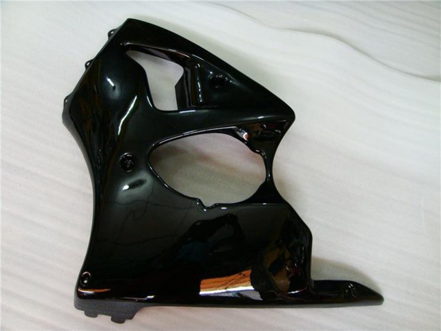 Billigste Kawasaki ZX6R Motorrad Verkleidung 2000-2002 - Glanzendes Schwarz