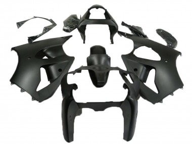 Billigste Kawasaki ZX6R Motorrad Verkleidung 2000-2002 - Matt Schwarz