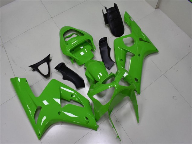Billigste Kawasaki ZX6R Motorrad Verkleidung 2003-2004 - Grun