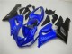 Billigste Kawasaki ZX6R Motorrad Verkleidung 2005-2006 - Blau Matt Schwarz