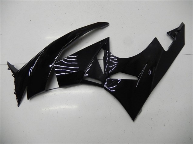 Billigste Kawasaki ZX6R Motorrad Verkleidung 2009-2012 - Glanzendes Schwarz