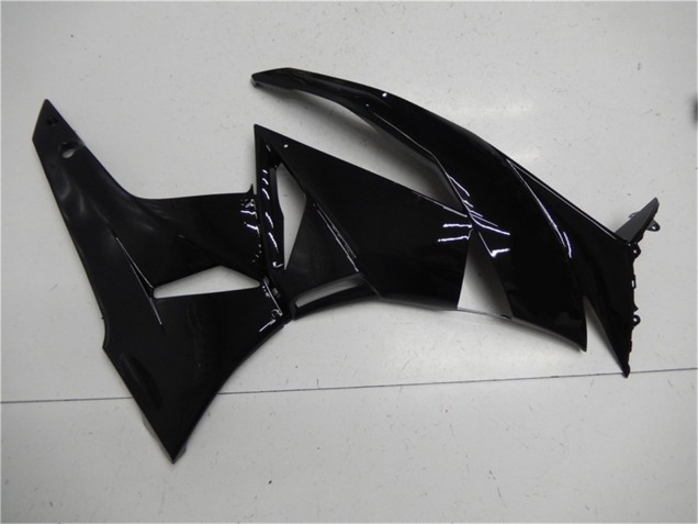 Billigste Kawasaki ZX6R Motorrad Verkleidung 2009-2012 - Glanzendes Schwarz