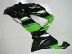 Billigste Kawasaki ZX6R Motorrad Verkleidung 2013-2018 - Grun Glanzendes Schwarz