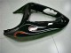 Billigste Kawasaki ZX10R Motorrad Verkleidung Kit 2006-2007 - Glanzendes Schwarz Rot Flamme
