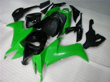 Billigste Kawasaki ZX10R Motorrad Verkleidung Kit 2008-2010 - Grun Schwarz