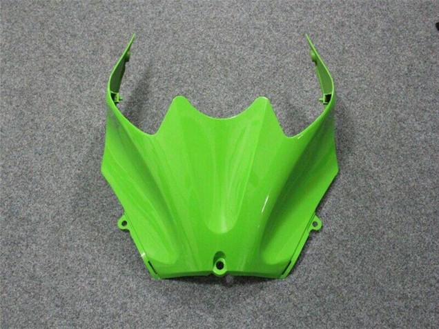 Billigste Kawasaki ZX14R ZZR1400 Motorrad Verkleidung 2006-2011 - Grun Glanzendes Schwarz