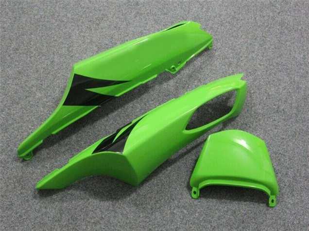 Billigste Kawasaki ZX14R ZZR1400 Motorrad Verkleidung 2006-2011 - Grun Glanzendes Schwarz