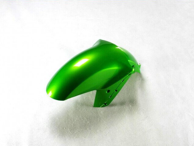 Billigste Kawasaki ZX14R ZZR1400 Motorrad Verkleidung 2012-2024 - Grun Glanzendes Schwarz