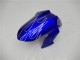 Billigste Kawasaki Ninja 300 EX300R Motorrad Verkleidung 2013-2024 - Blau Schwarz Weiss Flamme