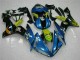 Billigste Yamaha YZF R1 Motorrad Verkleidung 2004-2006 - Blau Gelb Hai