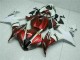Billigste Yamaha YZF R1 Motorrad Verkleidung 2004-2006 - Weiss Rot Gelb Motul 46