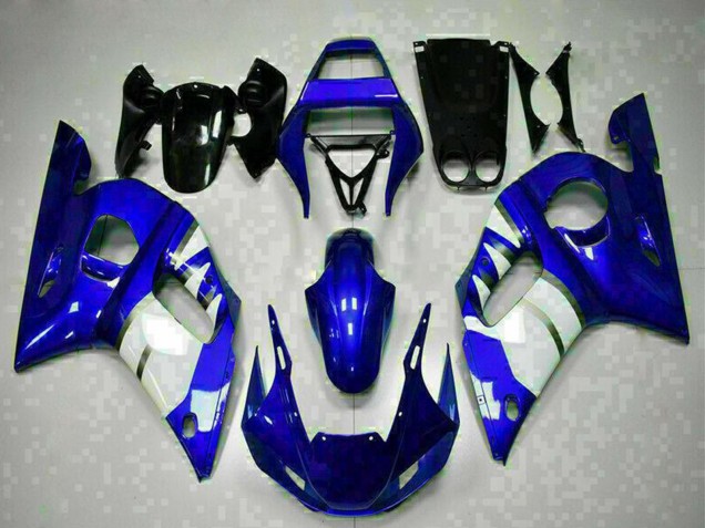 Billigste Yamaha YZF R6 Motorrad Verkleidung 1998-2002 - Blau Weiss