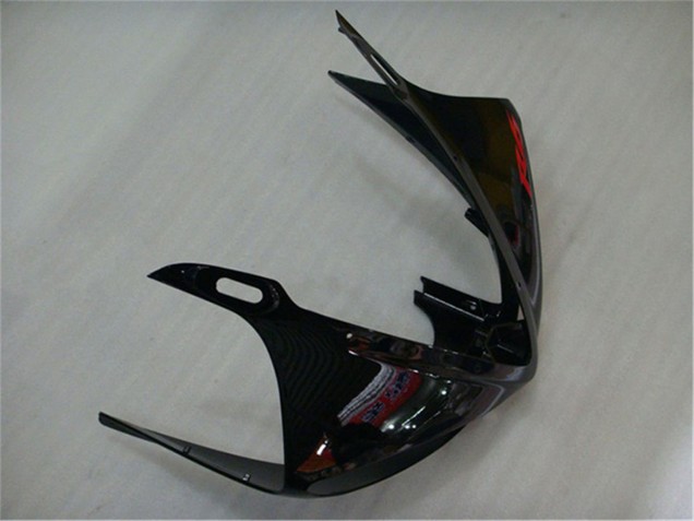 Billigste Yamaha YZF R6 Motorrad Verkleidung 2003-2004 - Glanzendes Schwarz Matt Schwarz Rot Aufkleber