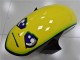 Billigste Yamaha YZF R6 Motorrad Verkleidung 2006-2007 - Blau Gelb Glanzendes Schwarz Hai