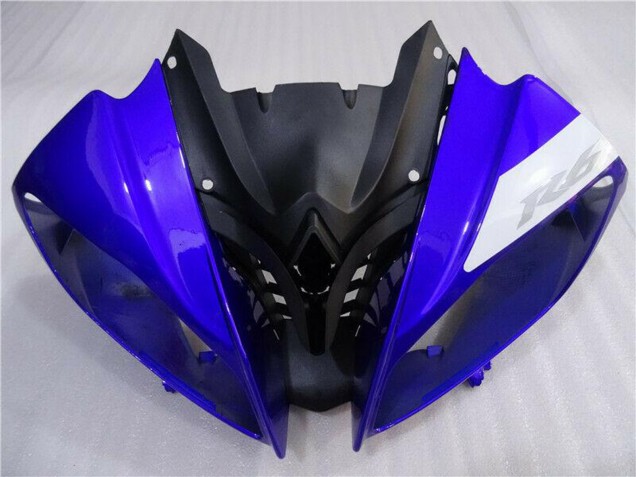 Billigste Yamaha YZF R6 Motorrad Verkleidung 2008-2016 - Weiss Blau Matt Schwarz