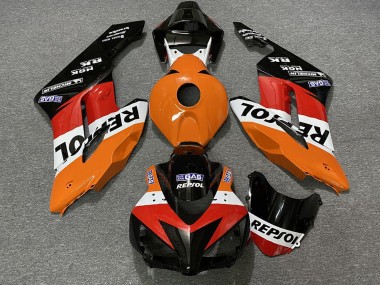 Billigste Honda CBR1000RR Abs Verkleidungen 2004-2005 - Orange Weiss Rot Glanzendes Schwarz Repsol