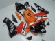 Billigste Honda CBR600RR Motorrad Verkleidung Kit 2003-2004 - Orange Weiss Rot Glanzendes Schwarz Repsol