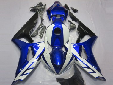 Billigste Honda CBR1000RR Motorrad Verkleidung 2006-2007 - Blau Weiss Matt Schwarz