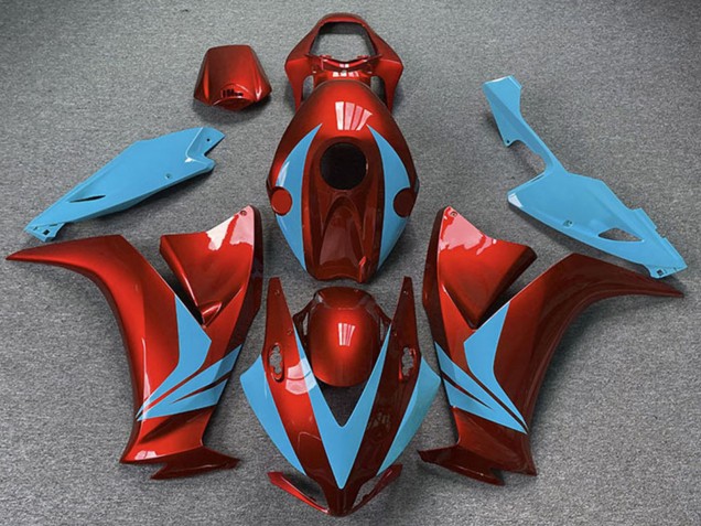 Billigste Honda CBR1000RR Motorrad Verkleidung 2012-2016 - Rot Hellblau