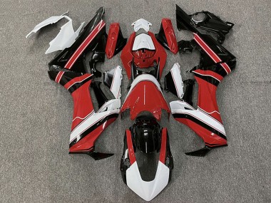 Billigste Honda CBR1000RR Motorrad Verkleidung 2017-2023 - Weiss Rot Glanzendes Schwarz