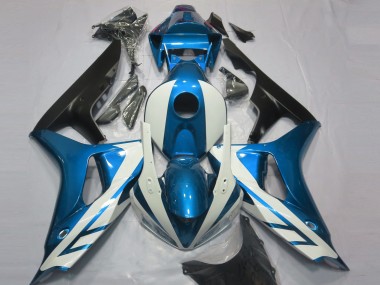 Billigste Honda CBR1000RR Motorrad Verkleidung 2006-2007 - Blau Weiss Matt Schwarz