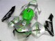 Billigste Honda CBR600RR Motorrad Verkleidung 2003-2004 - Silber Grun Glanzendes Schwarz