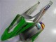 Billigste Honda CBR600RR Motorrad Verkleidung 2003-2004 - Silber Grun Glanzendes Schwarz