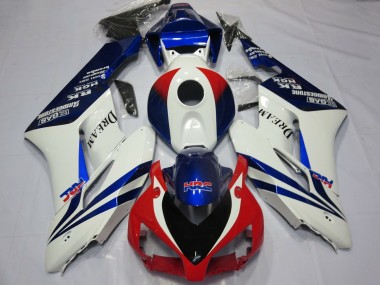 Billigste Honda CBR1000RR Motorrad Verkleidung 2004-2005 - Weiss Blau Rot HRC OEM Stil Dream