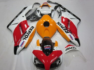 Billigste Honda CBR1000RR Motorrad Verkleidung 2004-2005 - Weiss Orange Rot Glanzendes Schwarz Repsol HRC