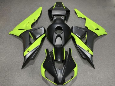 Billigste Honda CBR1000RR Motorrad Verkleidung 2006-2007 - Grun Matt Schwarz
