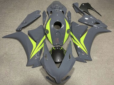 Billigste Honda CBR1000RR Motorrad Verkleidung 2012-2016 - Nardo Grau Fluo Gelb Carbonfaser
