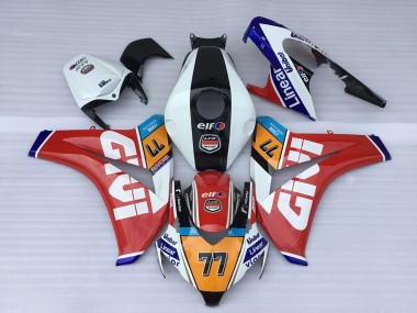 Billigste Honda CBR1000RR Motorrad Verkleidung 2008-2011 - Weiss Rot Blau Orange Schwarz Elf Givi 77