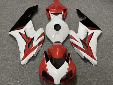 Billigste Honda CBR1000RR Motorrad Verkleidung 2004-2005 - Weiss Rot Glanzendes Schwarz