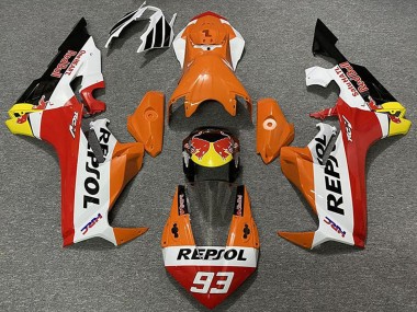 Billigste Honda CBR1000RR Motorrad Verkleidung 2017-2023 - Orange Weiss Gelb Rot Glanzendes Schwarz Red Bull Repsol 93