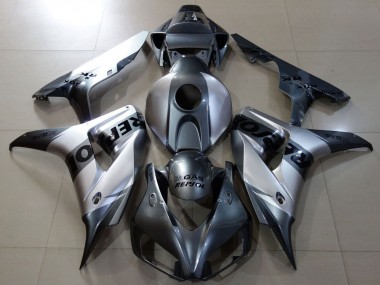 Billigste Honda CBR1000RR Motorrad Verkleidung 2006-2007 - Silber Grau Schwarz Repsol