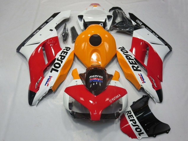 Billigste Honda CBR1000RR Motorrad Verkleidung 2004-2005 - Weiss Orange Rot Glanzendes Schwarz Repsol HRC