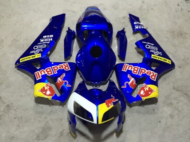 Billigste Honda CBR600RR Motorrad Verkleidung 2005-2006 - Blau Red Bull