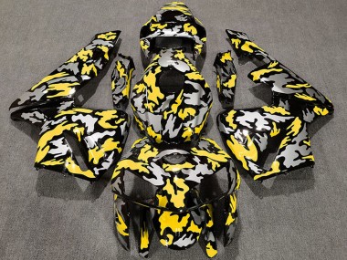 Billigste Honda CBR600RR Motorrad Verkleidung 2005-2006 - Camouflage Gelb