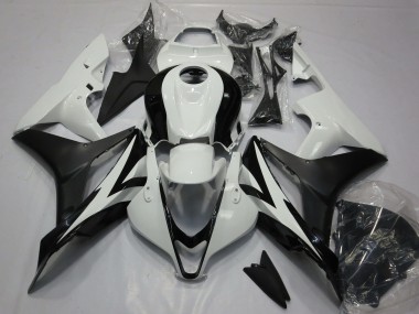 Billigste Honda CBR600RR Motorrad Verkleidung Kit 2007-2008 - Weiss Matt Schwarz